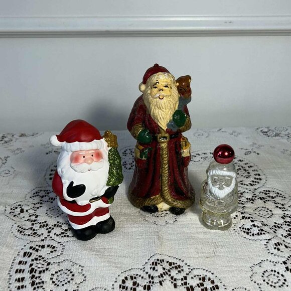 Vintage Santa trio - Picture 2 of 10